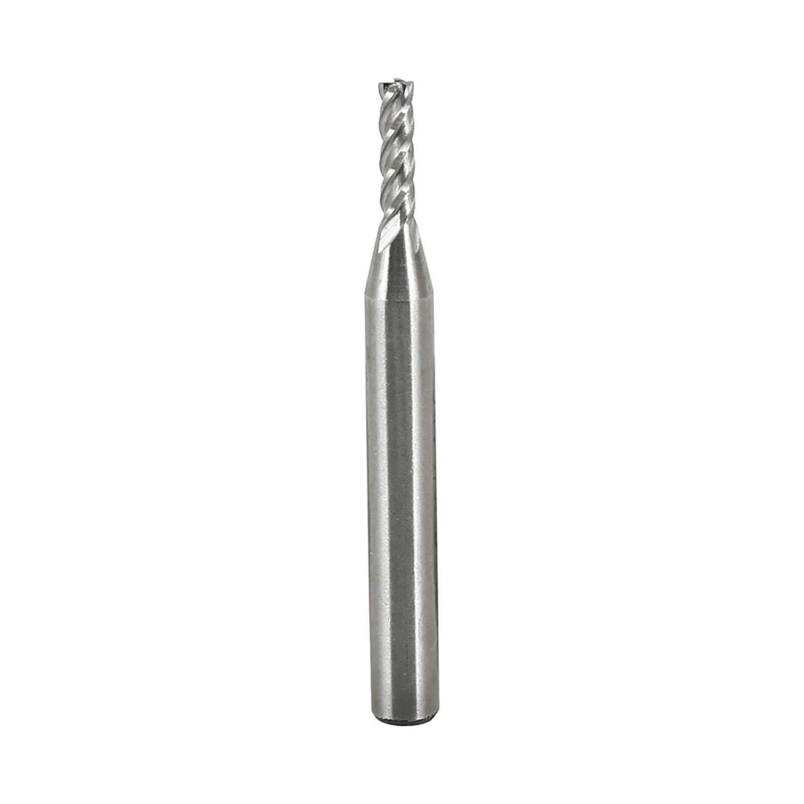 Aexit Schaftfräser HSS 4 Mm – 2 Schneiden, Gesamtlänge 60 Mm, Für Metall & Holz
