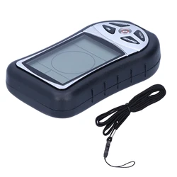 Enhanced Outdoor Multifunction Digital Altimeter and Weather Meter (Black)