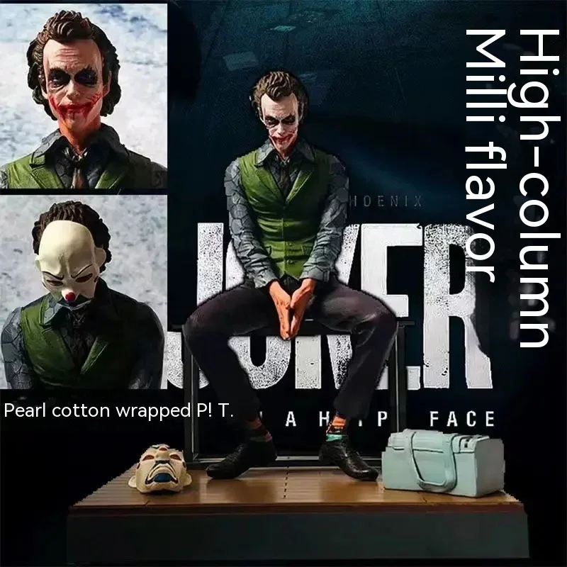 

Movie Joker Heath Ledger Clown Pvc Action Figure Collection Statue Model Toys 30cm Desktop Decoration Kids Toys Birthday Gifts