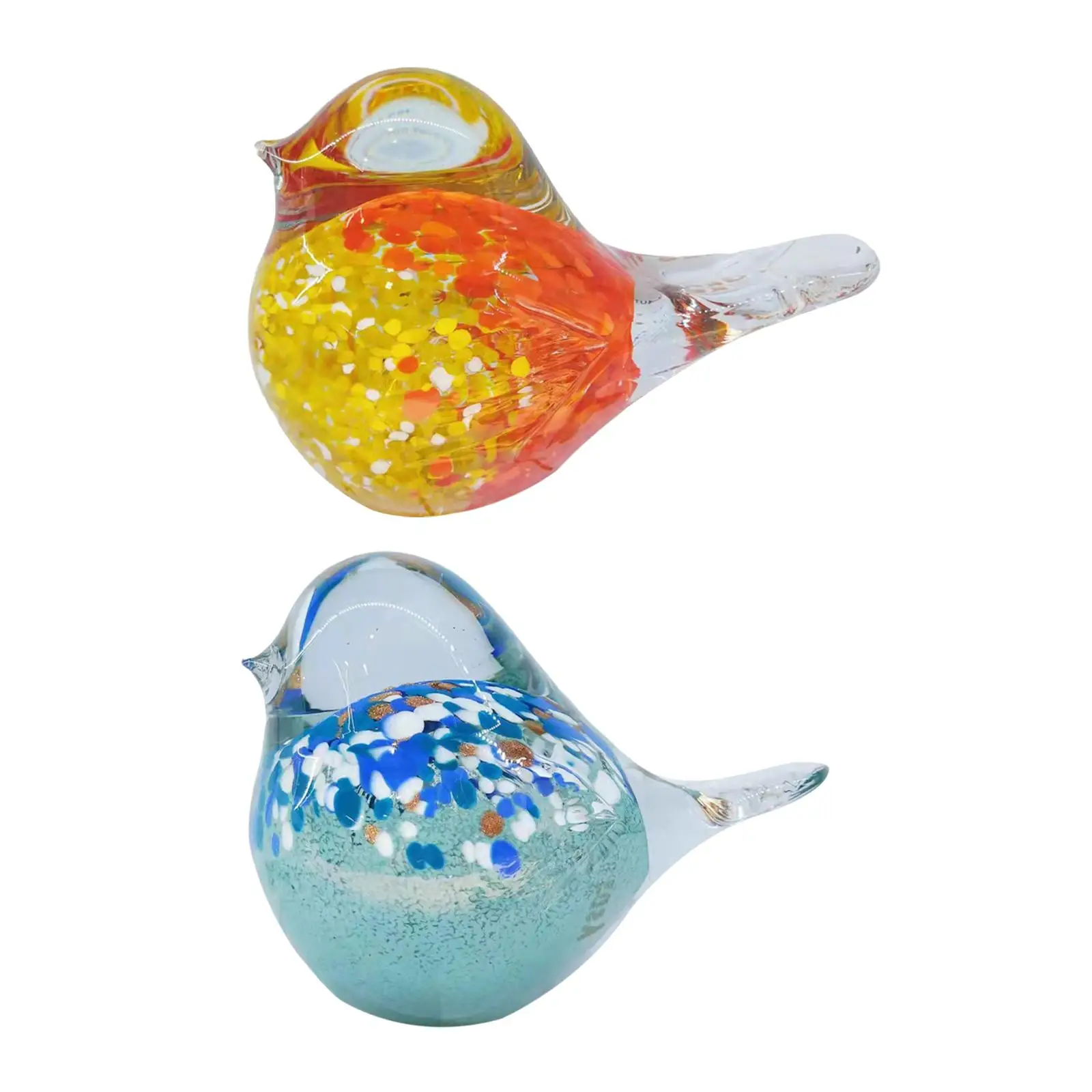 

Realistic Mini Glass Bird Figurine Art for Wedding Anniversary Gift Ornament