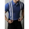 Summer Fashionable Short Sleeve Men's Polo Shirt Harajuku Style Solid Color Trendy Youthful Loose Fit Casual Wear