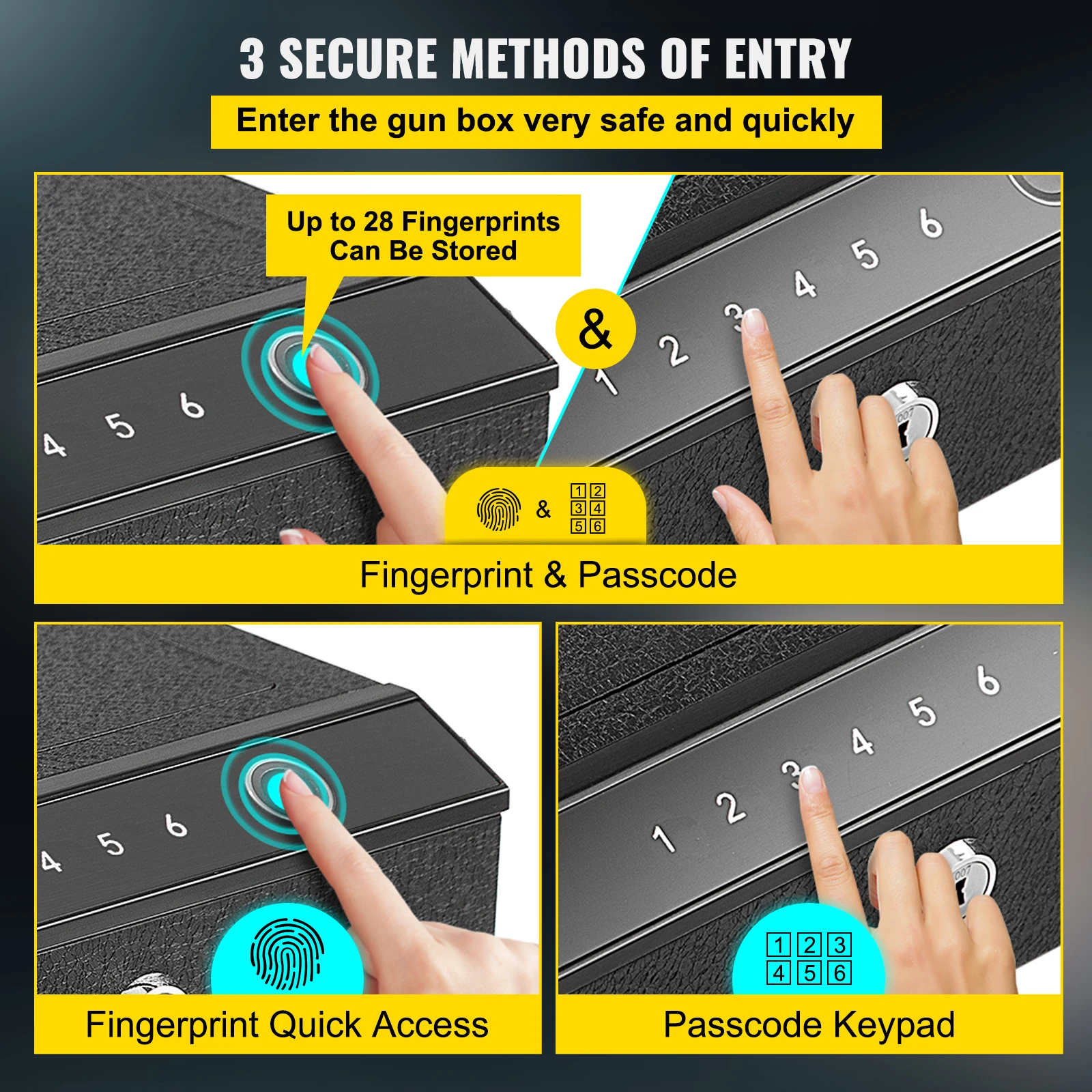 Рисунок 3 - VEVOR 4L пистолет ящик-сейф Q235