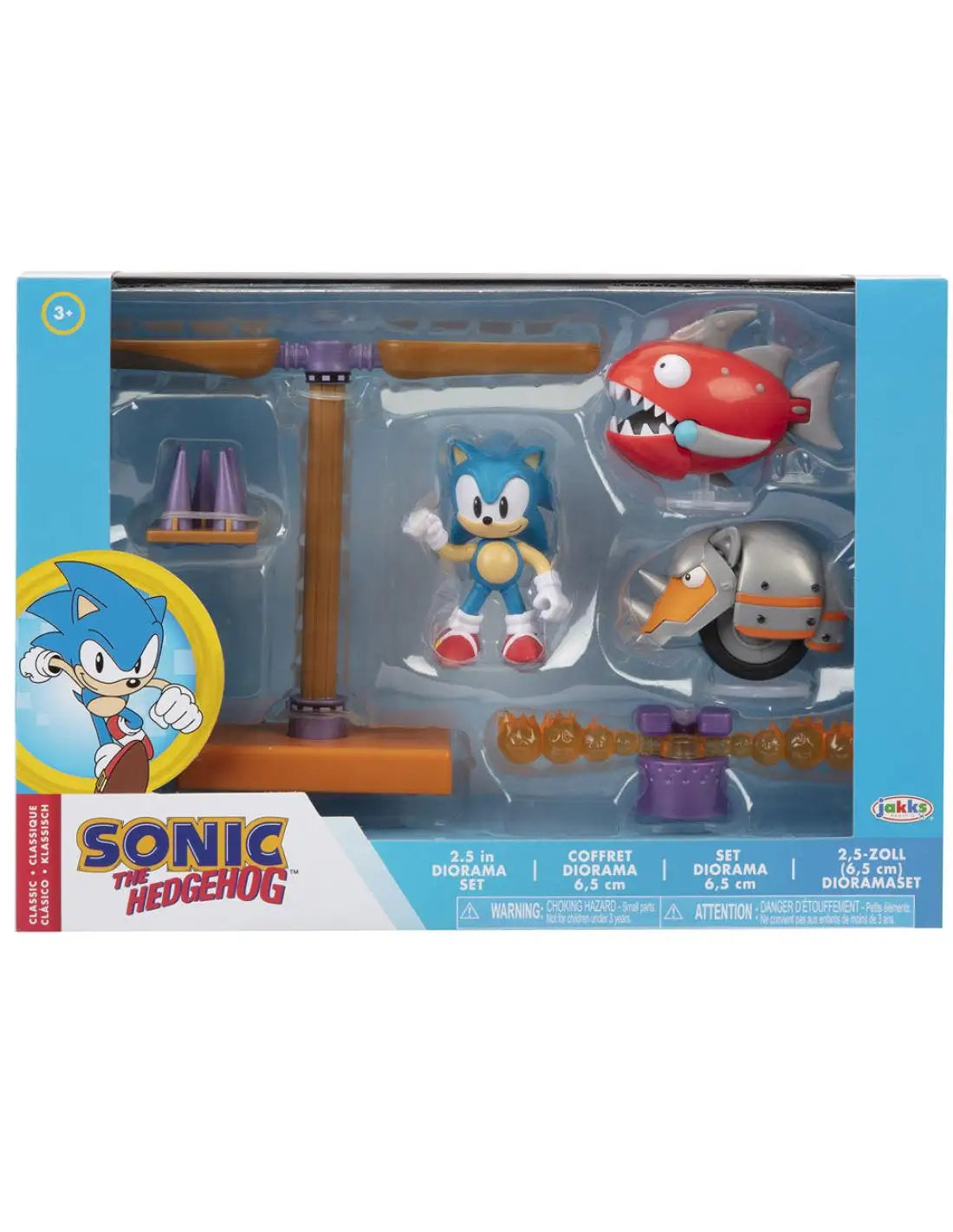 Jakks pacific 2 Sonic The Hedgehog Sonic Figure 6 cm Multicolor