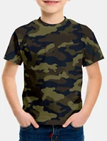 Child T-shirt Children Clothes Tops Mystic Forest Camo 2024 Kids Spring Clothes Baby Boys Clothing Short Sleeve T-shirty Top Boy 1