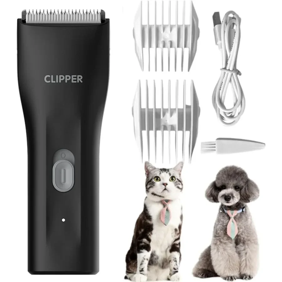 Cordless Rechargeable Dog Grooming Clipper Kit