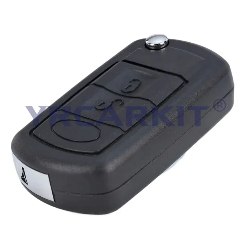 3 Buttons Flip Remote Car Key Fob Shell Case For Land Rover For Discovery 3 LR3 Range Rover Sport Vouge 2005-2010