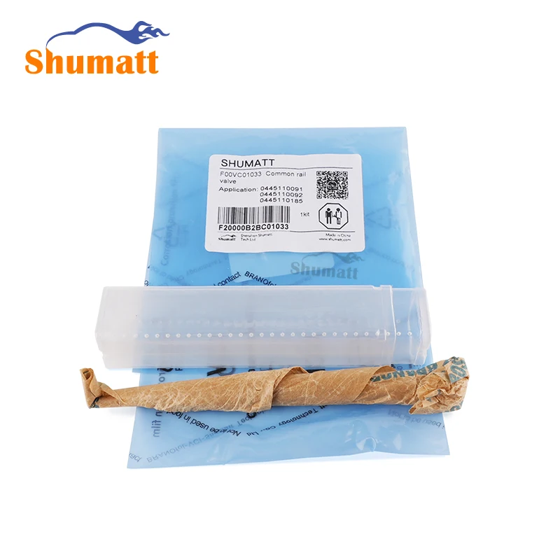New Shumatt F00VC01033 Fuel Injector Control Valve Assembly For 0445110091 092 185 186 279 283 306 Injector