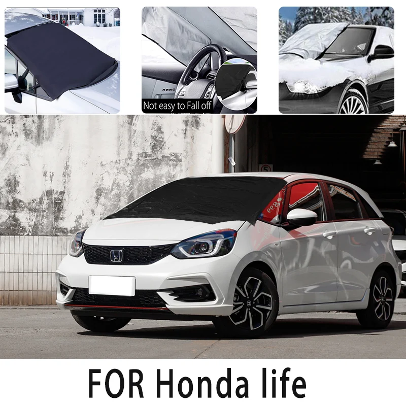 

Carsnow cover front coverfor Honda life snowprotection heat insulation shade Sunscreen wind Frost prevention car accessories
