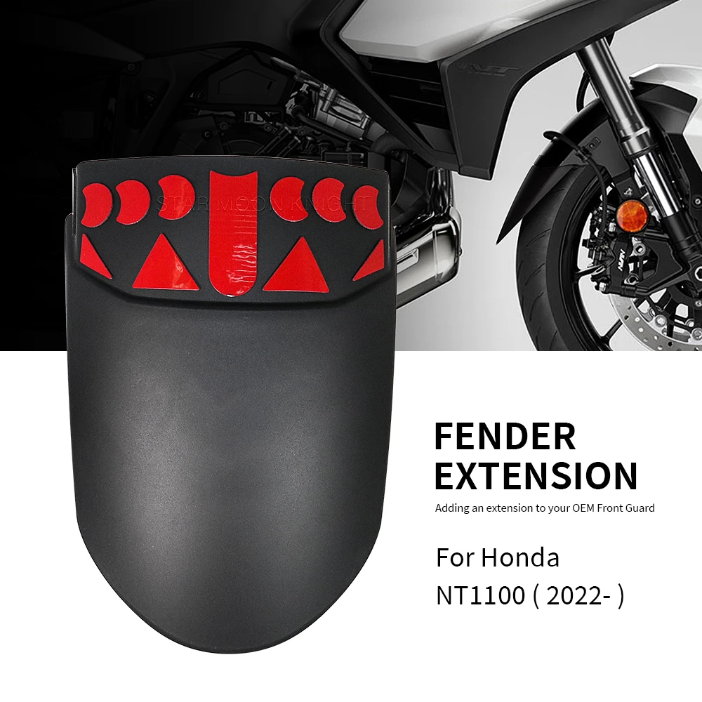 Motorcycle Accessories Front Fender Mudguard Extender Extension For