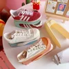 7 Pcs Minimalist Modern Shoe Rack Shoe Storage Rack Double-Layer Integrated Adjustable Plastic Shoe Rack For Home Living Room 4