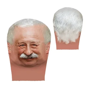Maschera 3D Bifacciale alla Moda con Stampa Integrale, Copricapo Protettivo Solare in Rete Elastica, Sciarpa Divertente per il Ciclismo con Volto di Celebrità