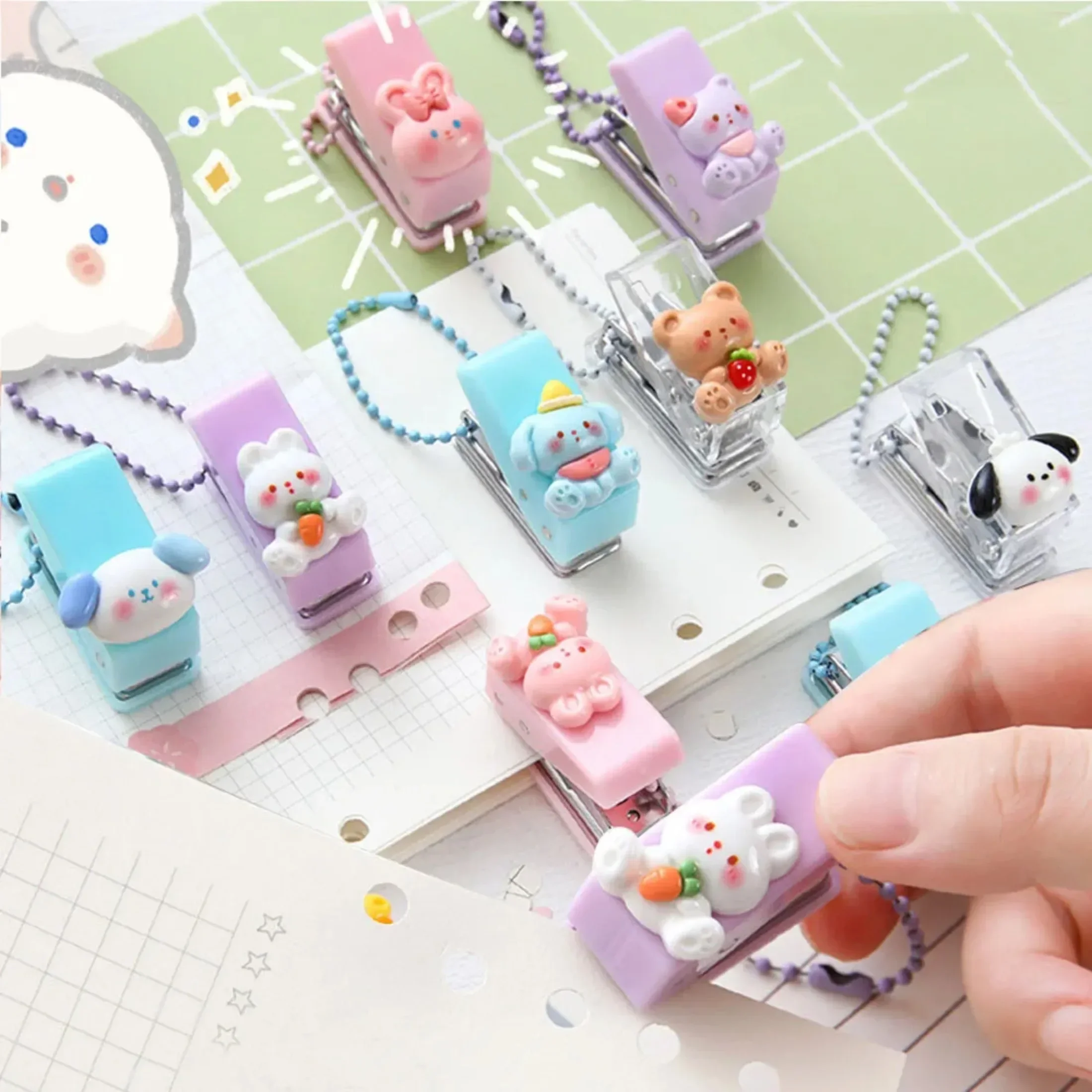 1 Hole Cute Hole Puncher Gift Card Punches Paper Cut Paper Punch Single Punch Cute DIY Mini Puncher School Supplies paper punch hole punching tools paper craft punch