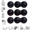 Peanut Fitness Massage Ball Set Yoga Roller Double Lacrosse Mobility Ball for Myofascial Physical Therapy Deep Tissue Massage 3
