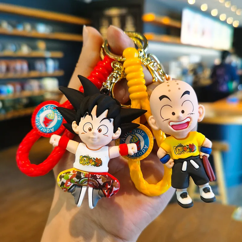 Desenhos animados Anime Dragon Ball Z Figura Chaveiro, Criativo bonito Goku  PVC Boneca Brinquedos, Chaveiro do carro Pingente, Cute Bag Ornamento  Acessórios - AliExpress