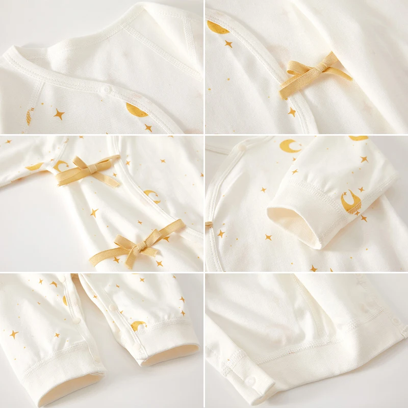 Print Baby Romper Infant Long Sleeved Bodysuit Clothes Soft Pure Cotton Newborn Jumpsuit Boys Girls Kids Onesie Pajamas Outfits 4