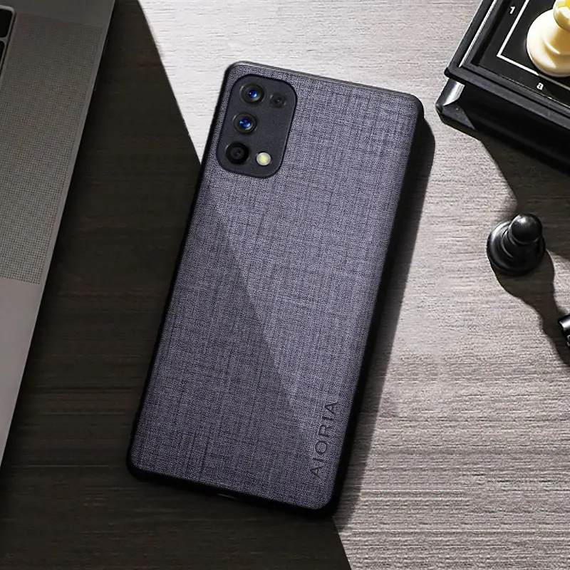 Textile Texture Four-Corner Explosion-Proof Protective Phone Case