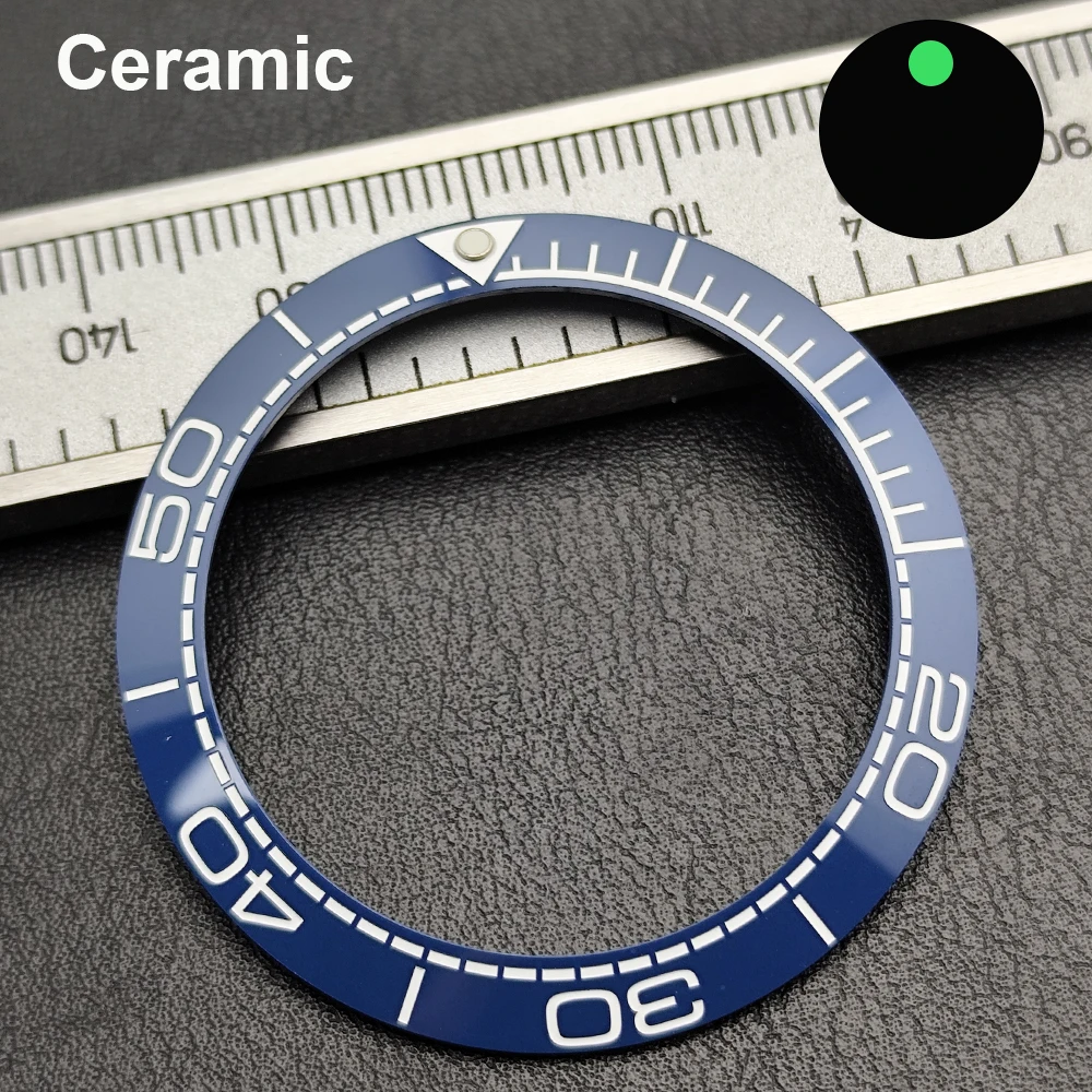 Enhanced Sloped Ceramic Aluminum Watch Bezel Ring Replacement