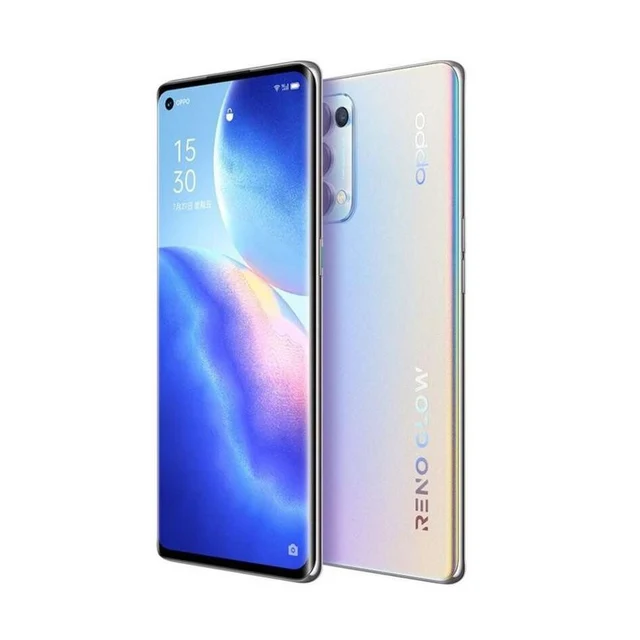 OPPO Reno 5 pro 5G smartphone firmware mondial 12GB 256GB 6.55 "64MP caméra quadruple dimension 1000 + téléphone utilisé 6