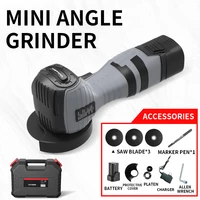 Mini Angle Grinder Rechargeable Home Grinding and Cutting Machine Multifunctional Lithium Electric Grinding Wheel 1