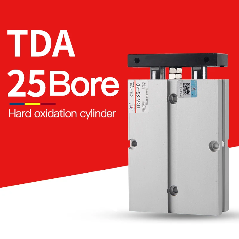 Free Shipping 25Mm Bore  Cylinder  Double Rod Cylinders Tn And Tda
