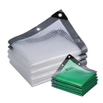 0.3 millimetri PE Pellicola Griglia Maglia Telone Giardino Pianta Succulente Copertura Capannone Tenere Al Caldo Panno Antipioggia Baldacchino Tenda Balcone Recinzione rete 1