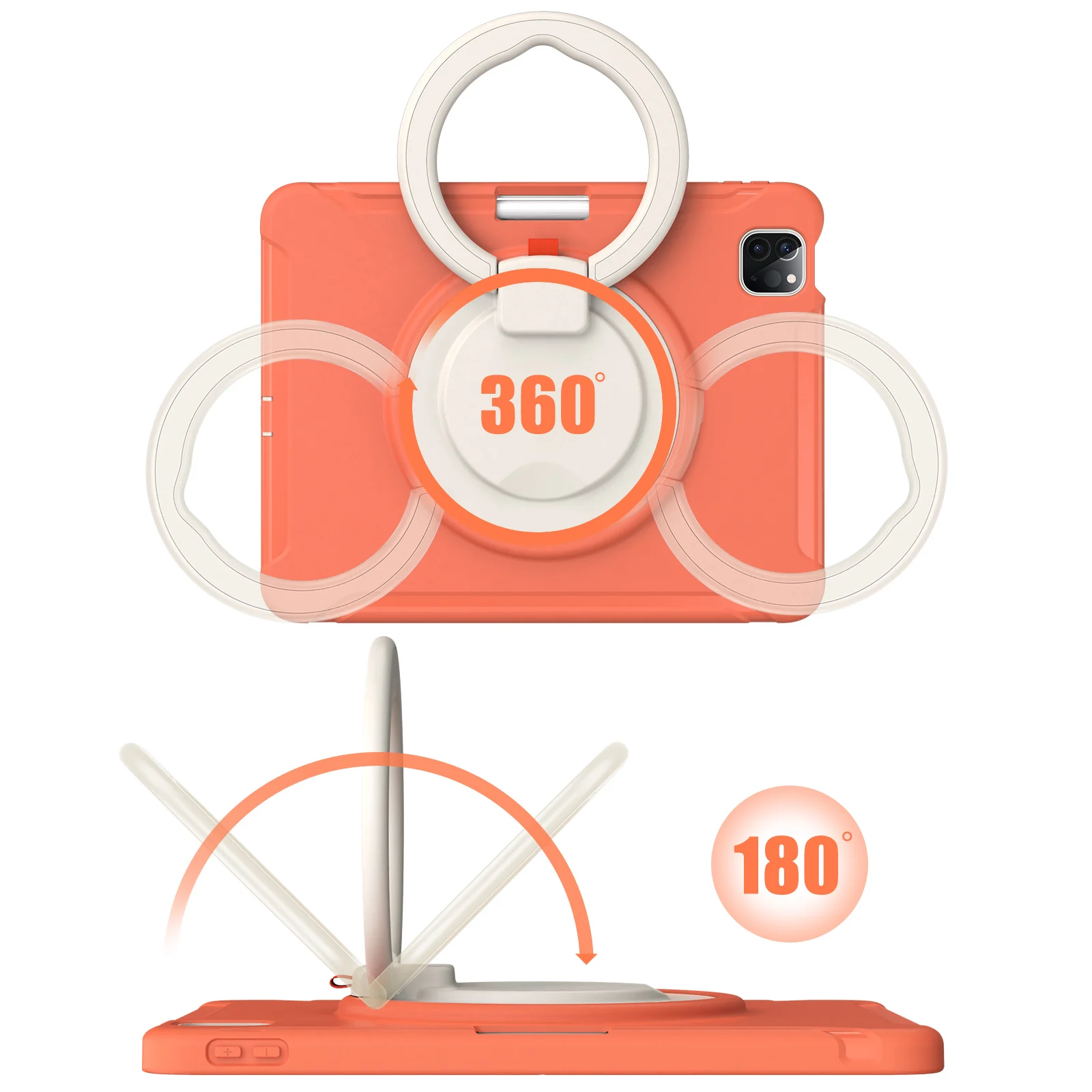 Shockproof Handle Stand Tablet Case - Enhanced Protection and Versatile Functionality