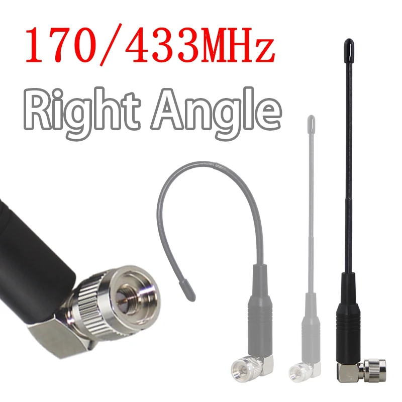 High-Gain Omnidirectional Soft Whip Antenna with SMA Right-Angle Connector