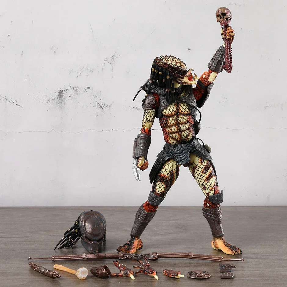 

NECA Predator 2 Ultimate City Hunter экшн-фигурка из ПВХ Модель игрушка с орнаментом коллекционный подарок