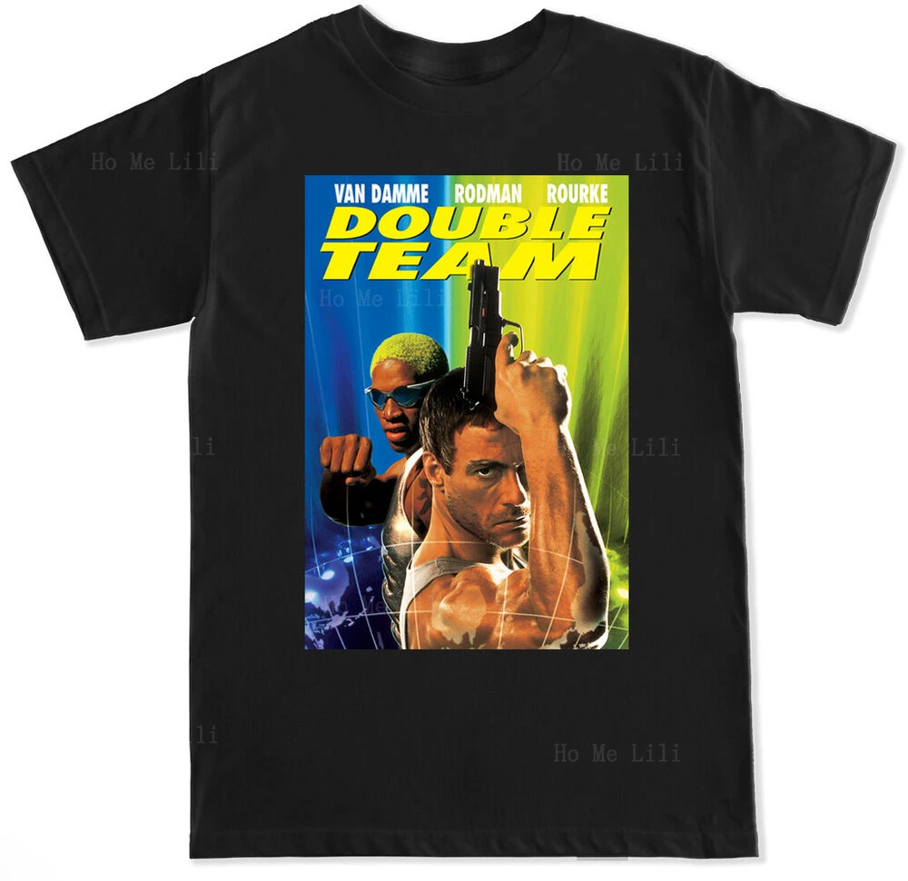Abbigliamento Double Team Van Dami Rodman Action Movie Film Classic Legend 1990 Magliette Personalizzate Da Uomo