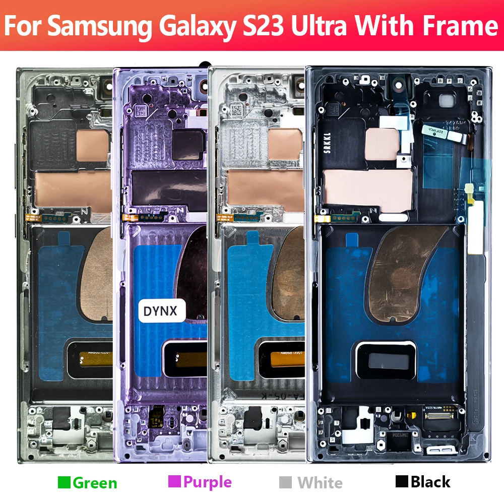 6.67'' OLED S23 Ultra Display Screen For Samsung Galaxy S23 Ultra S918B/DS LCD Display Digital Touch Screen With Frame Assembly - Image 6