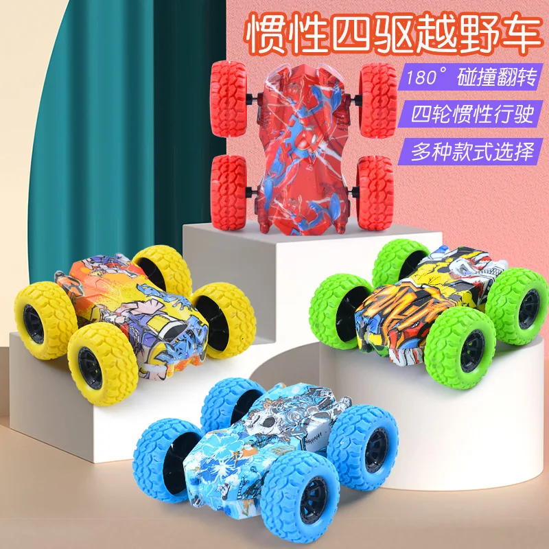

Kids Four-wheel Drive Inertial Shatter-Proof Model for Kids Boy Toy Car Simulation Off-road Boy Gift Railed/Motor Toys Car Gift