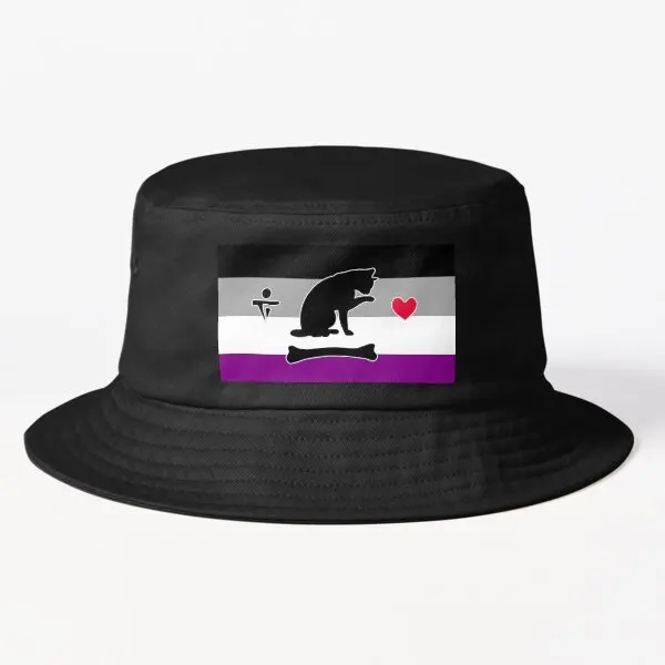

Asexual Pride Stede Bonnet Bucket Hat Bucket Hat Fish Casual Sun Solid Color Cheapu Sport Mens Caps Boys Black Summer Fishermen