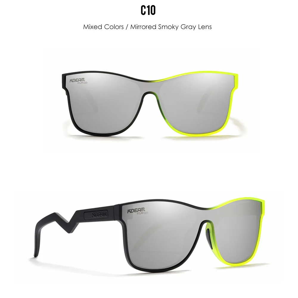 Kdeam 1,2mm polarisierte Sonnenbrille ultraleichte tr90 Herren Outdoor Sport bunte Brille 3d Metall Logo Fahrrad brille kd0809 – Detail 29