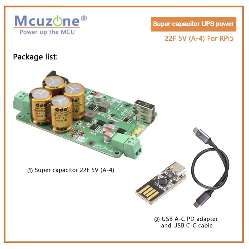 UPS Uninterruptible Voeding Board voor Raspberry Pi, DC9-24V Input 5V 3A Uitgang Power-off Behoud UPS Voltage Bescherming (4S
