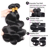 12A 100% paquets de cheveux humains paquets de vague de corps cheveux humains 30 pouces armure de cheveux de vague de corps 1 pc/100g Extensions de cheveux humains bruts naturels 3