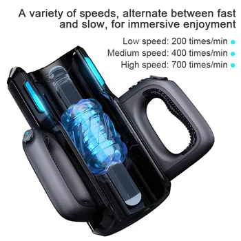 Telescopic Vagina Masturbation Machine Powerful Thrusting High Speed Male Masturbator Automatic Sex Toy for Men Airplane Cup