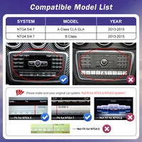 Écran tactile multimédia ultra performant pour Mercedes Benz Classe A/B CLA GLA W176 W246 2013-2015 NTG4.5 Radio Android Auto CarPlay sans fil 2