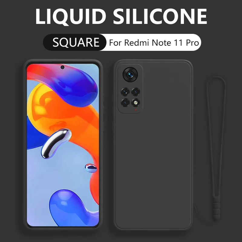 Carcasă din silicon lichid pentru Xiaomi Redmi Note 11 10 9 Pro 11s 10s 9s 11E 11T Poco F3 X3 M3 M4 Pro Mi 11 Lite 5G NE_voghion.com