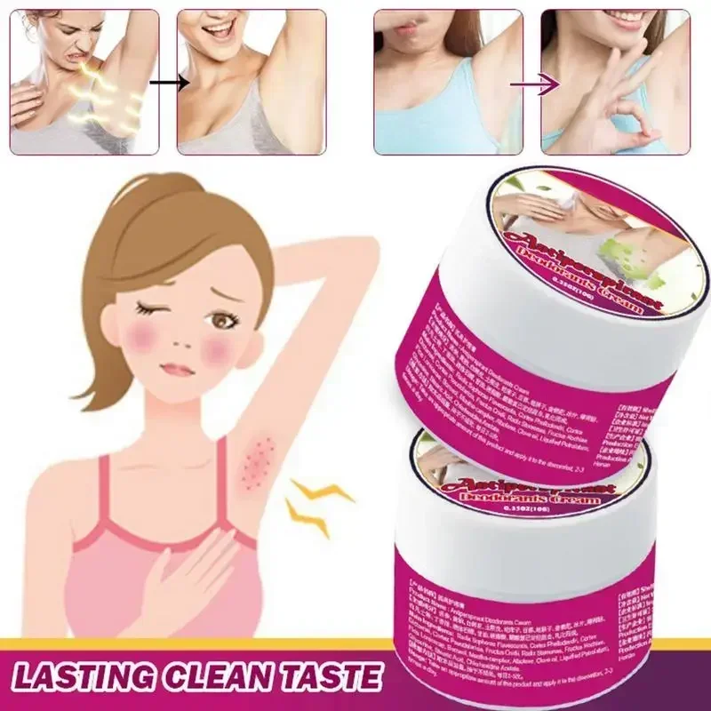 Underarm Deodorant 0.35oz Natural Herbal Deodorant Balm Long-Lasting Sweat & Odor Protection Antiperspirant For Men And Women
