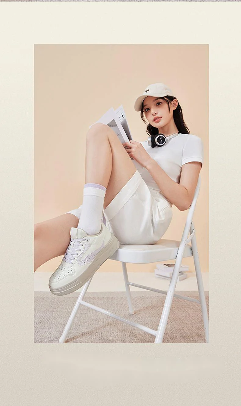 Hongxing Erke Play Cool 2.0 Automne/Hiver Femmes Fond Épais Décontracté Cuir Face Polyvalent_voghion.com
