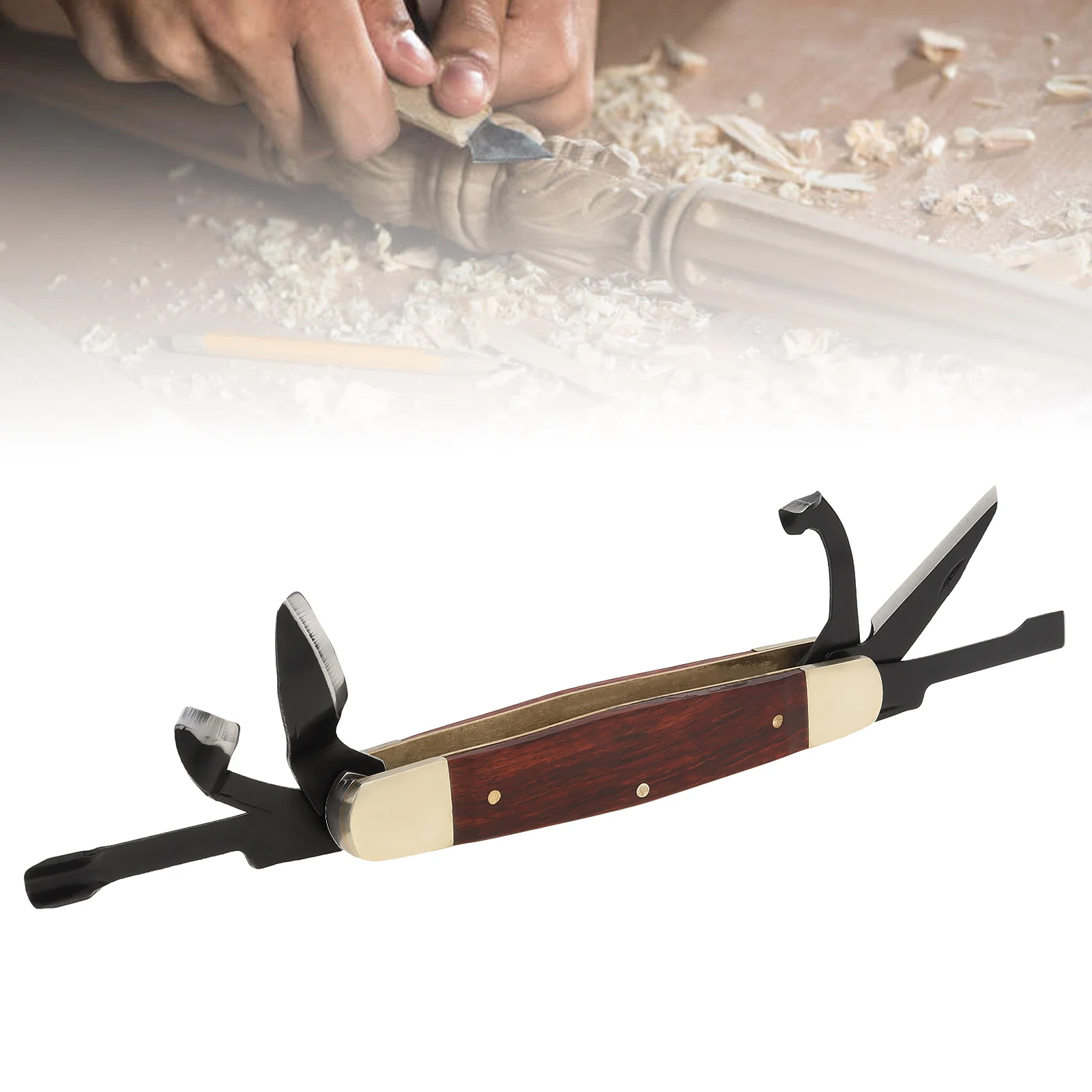 

Portable Carving Tool Folding Whittling Cutter Right Handed Carving Jack for Wood Carving / Woodworking