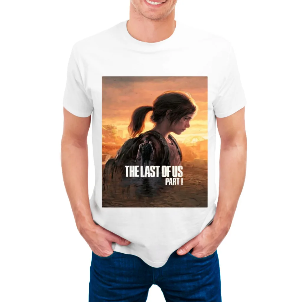 thumbnail image 1 of Camiseta de manga corta con cuello redondo y nueva camiseta de verano para hombre de The Last Of Us, 1 of 5