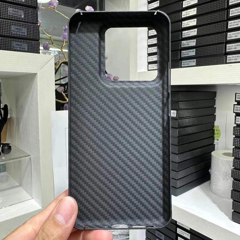 For Xiaomi 14,14 Pro Case Real Kevlar 1500D Ultra thin Anti-Slip Genuine Aramid Fiber Slim Cover for Xiaomi Mi 14