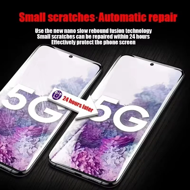 1-5 pezzi pellicola idrogel a copertura totale per Samsung A55 5G A54 A53 A52 A35 A34 A33 A32 A31 A25 A22 A14 A13 A05 A04 A03 protezioni schermo - immagine 5