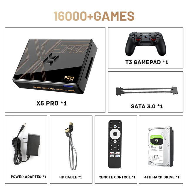 Kinhank Super Console X5 Pro エミュレータ Amazon.com: Kinhank Super Console X5 PRO Retro Game Console