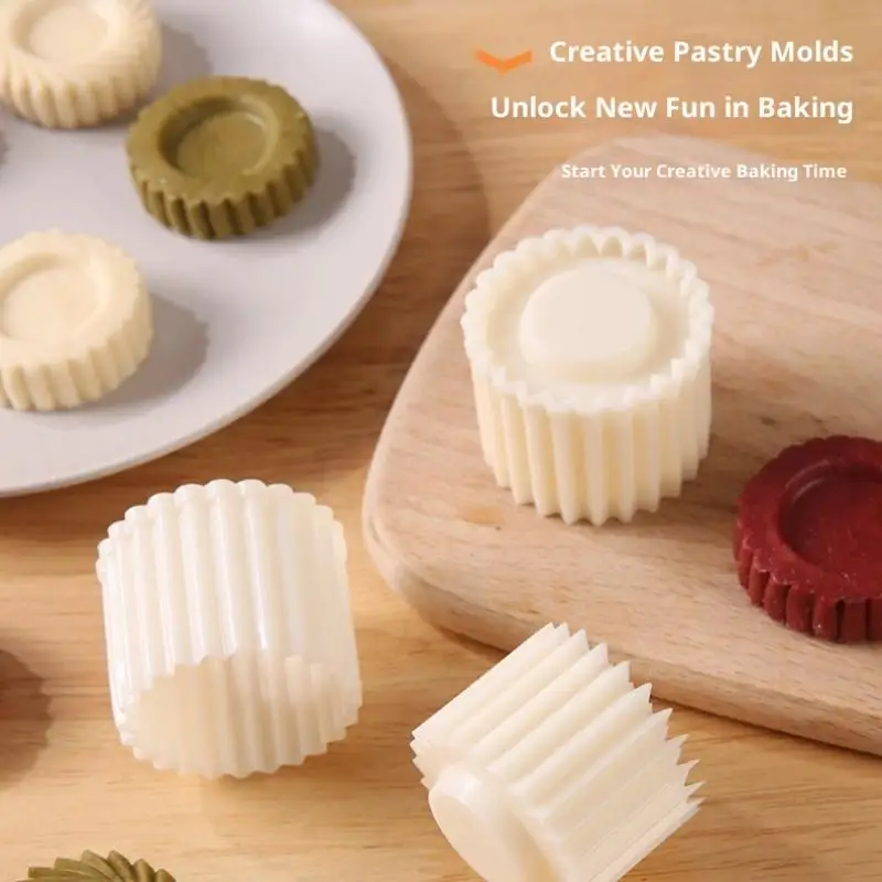 〔EVA〕2-in-1 Gebäck-Pressform – Antihaftbeschichtete Kunststoff-Mooncake- und Keksform zum Backen – Detail 1