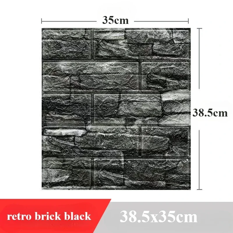 3d Wallpaper three-dimensional wall stickers self-adhesive wallpaper soft package waterproof wall decoration