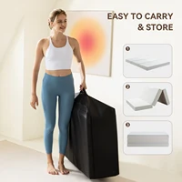 Hcore 1 PC Tri fold Memory Foam Mattress, 6 Inch Fold Up Mattress with Storage Bag, Full Folding Mattress for Floor, Guest Beds 4