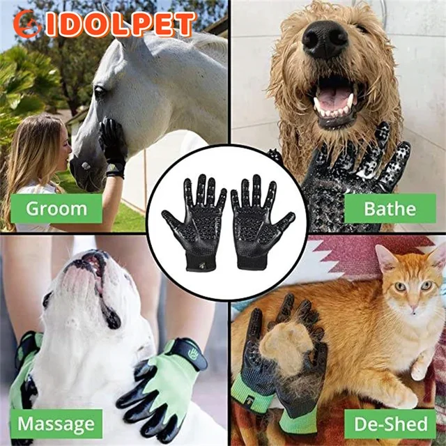 Pet Grooming Gloves Shedding 6