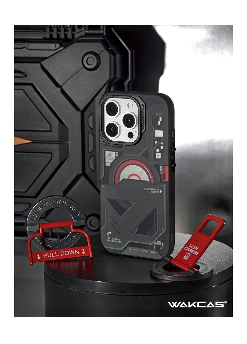 Wakcas Black Emergency Panel iPhone Case